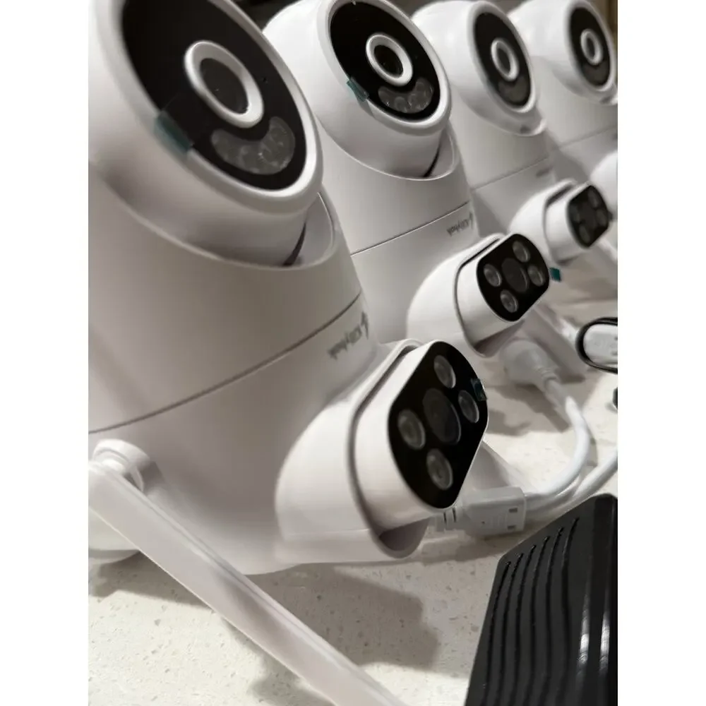 Kittyhok 2K PTZ Wireless Security Camera System 4 Cam 10” Monitor WiFi